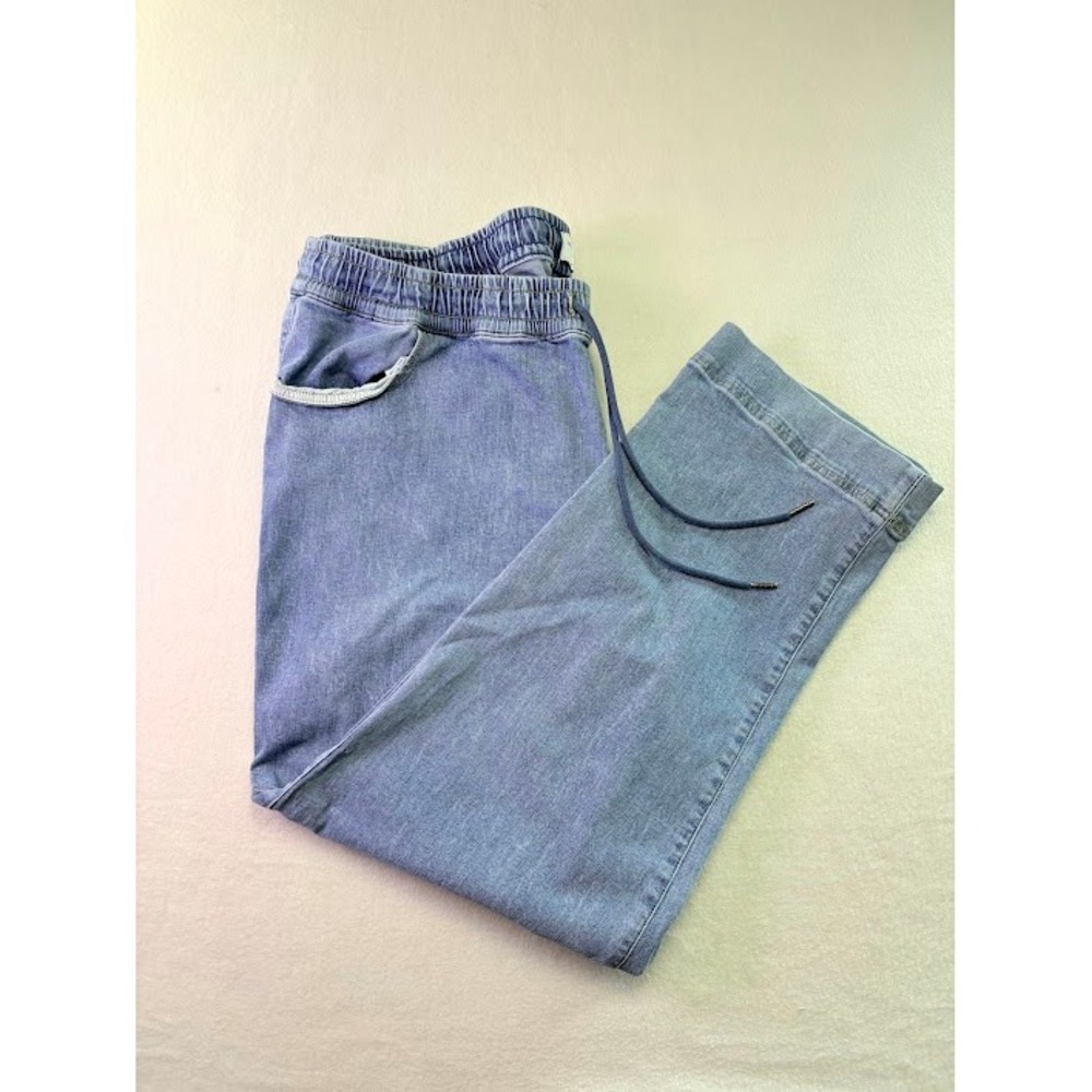 Lane Bryant Jeans Womens 24 Blue Signature Fit High Rise Relaxed Straight Leg